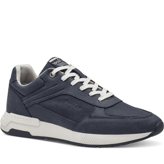 s.Oliver mens navy leisure trainers | Vilbury London