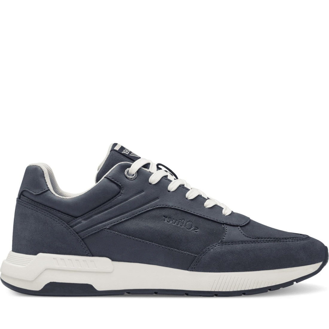 s.Oliver mens navy leisure trainers | Vilbury London