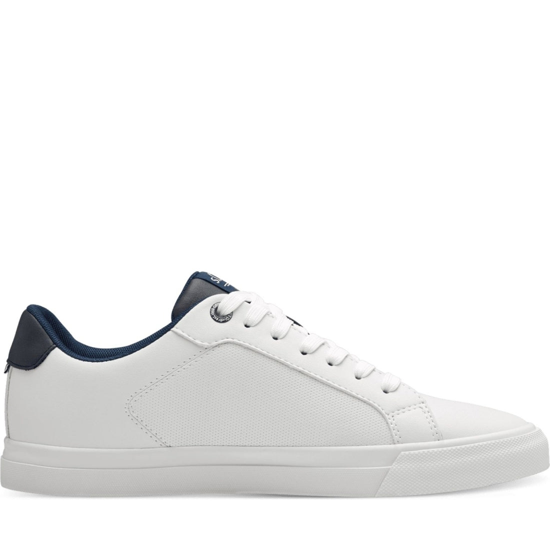 s.Oliver mens white leisure trainers | Vilbury London