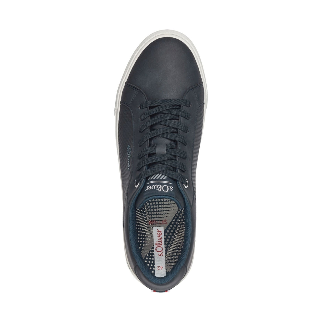 s.Oliver mens navy leisure trainers | Vilbury London