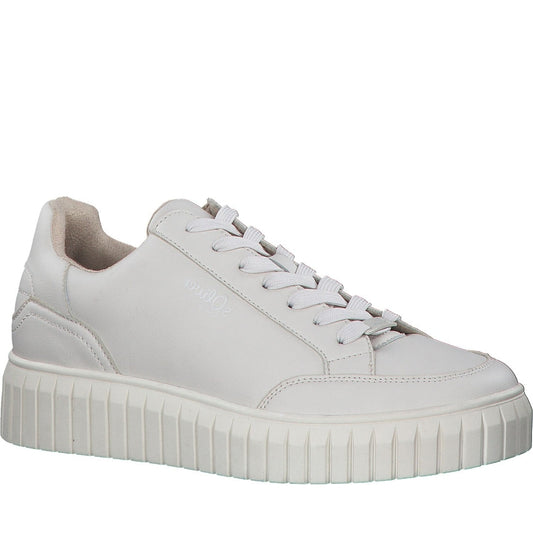 s.Oliver womens nude leisure trainers | Vilbury London