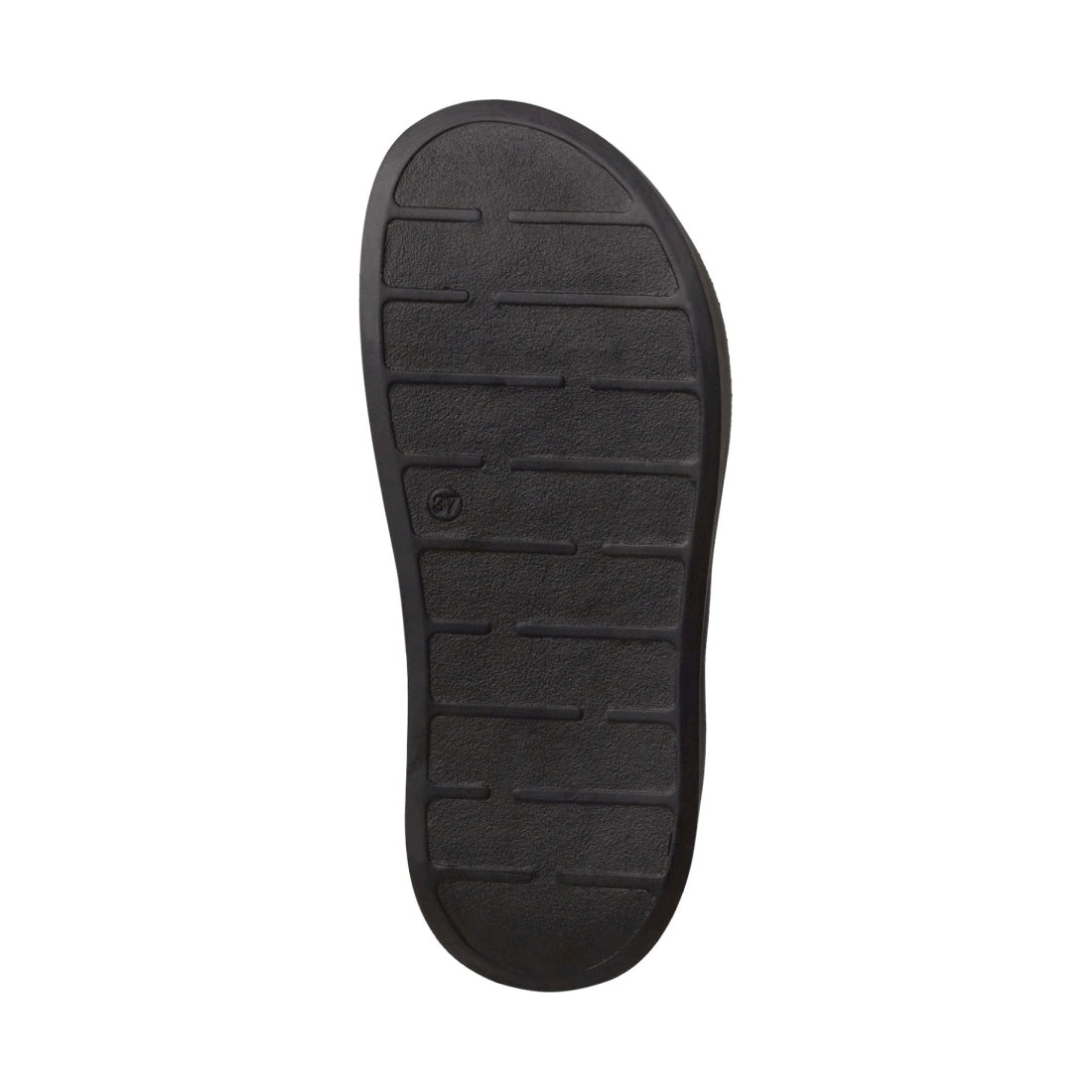 s.Oliver womens black casual open slippers | Vilbury London