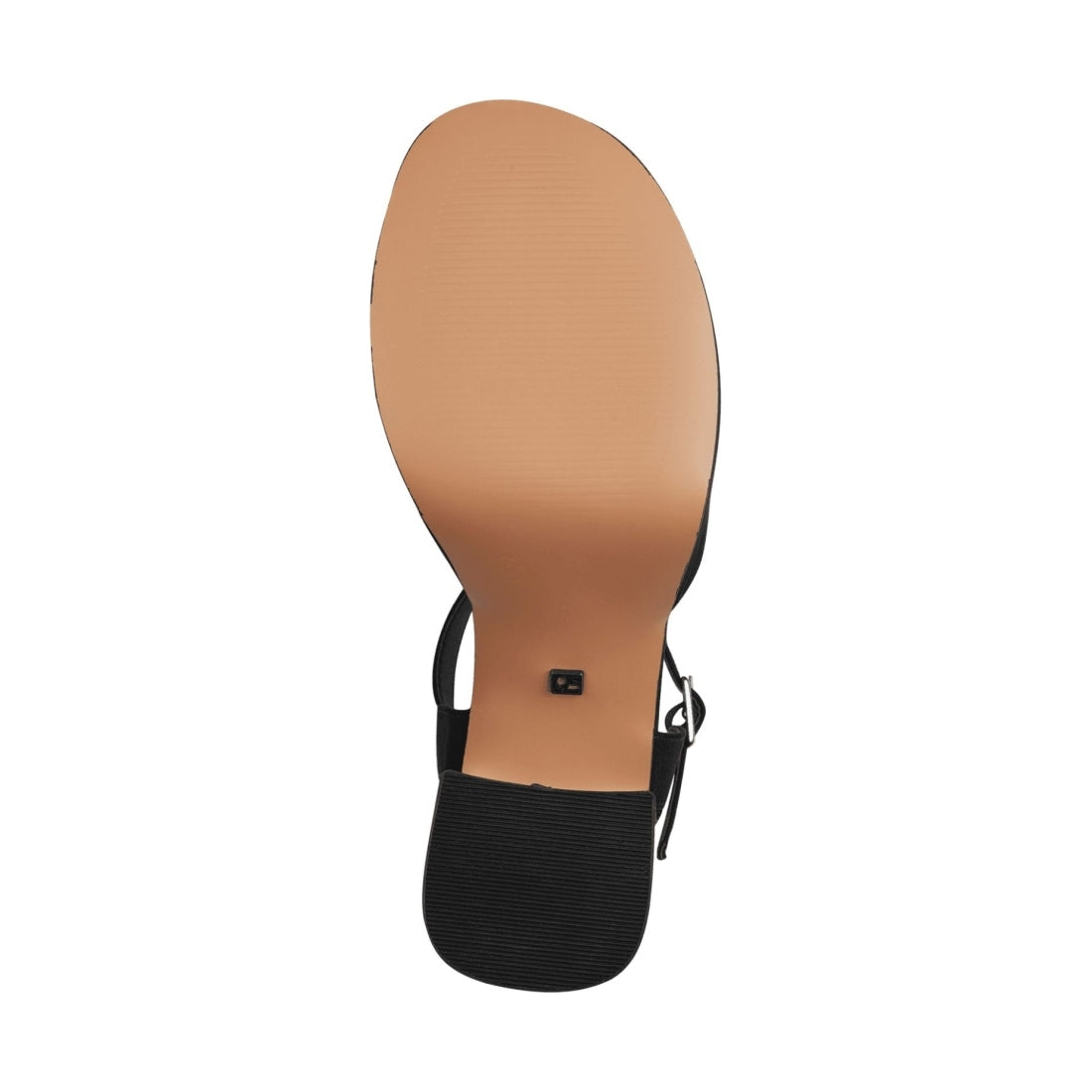 s.Oliver womens black elegant open sandals | Vilbury London