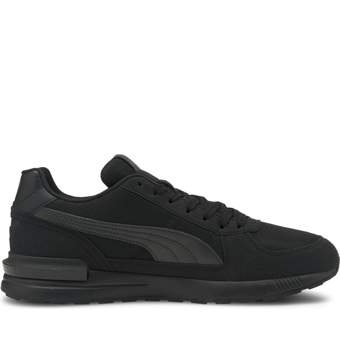 Puma mens black dark shadow graviton leisure trainers | Vilbury London