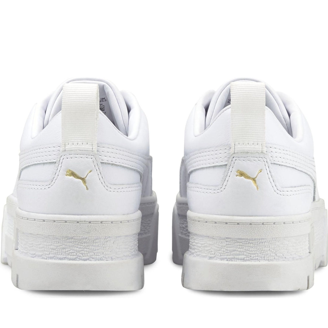 Puma womens white mayze leisure trainers | Vilbury London