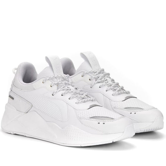 Puma unisex adults white rs-x leisure trainers | Vilbury London