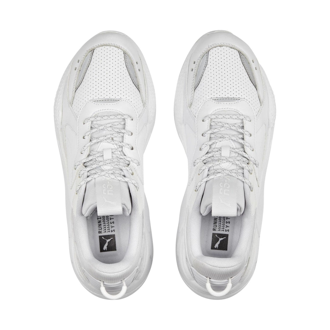 Puma unisex adults white rs-x leisure trainers | Vilbury London