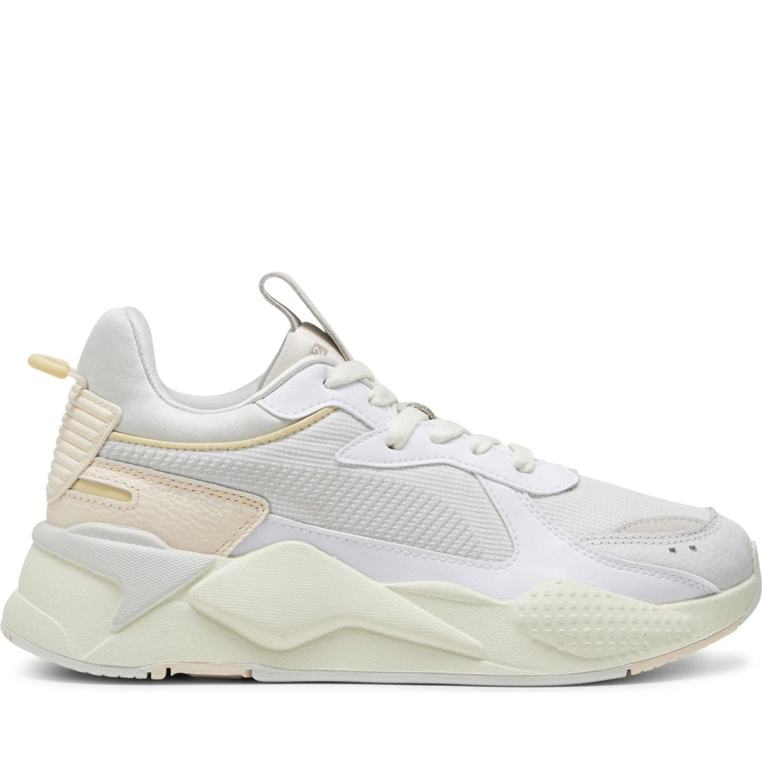 Puma womens rosebay warm white rs-x leisure trainers | Vilbury London