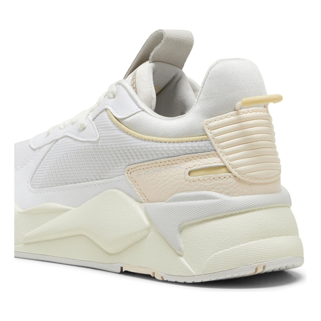 Puma womens rosebay warm white rs-x leisure trainers | Vilbury London