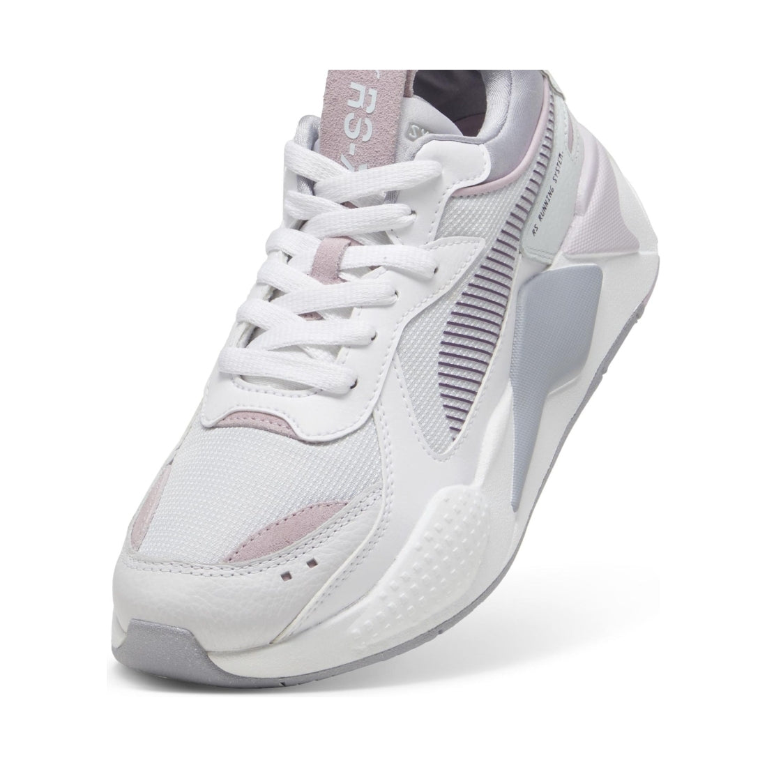 Puma womens dewdrop white rs-x leisure trainers | Vilbury London