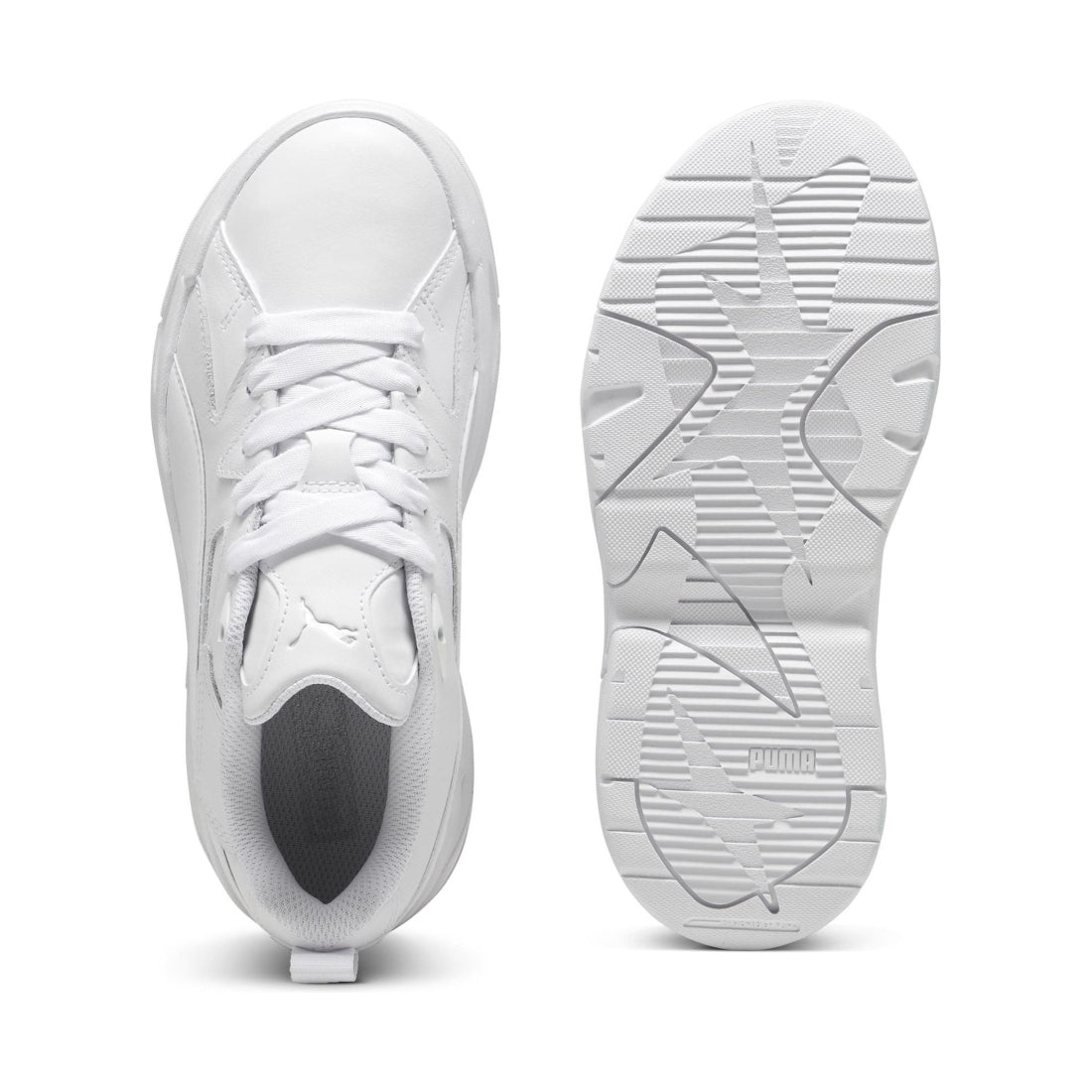 Puma womens white blstr leisure trainers | Vilbury London