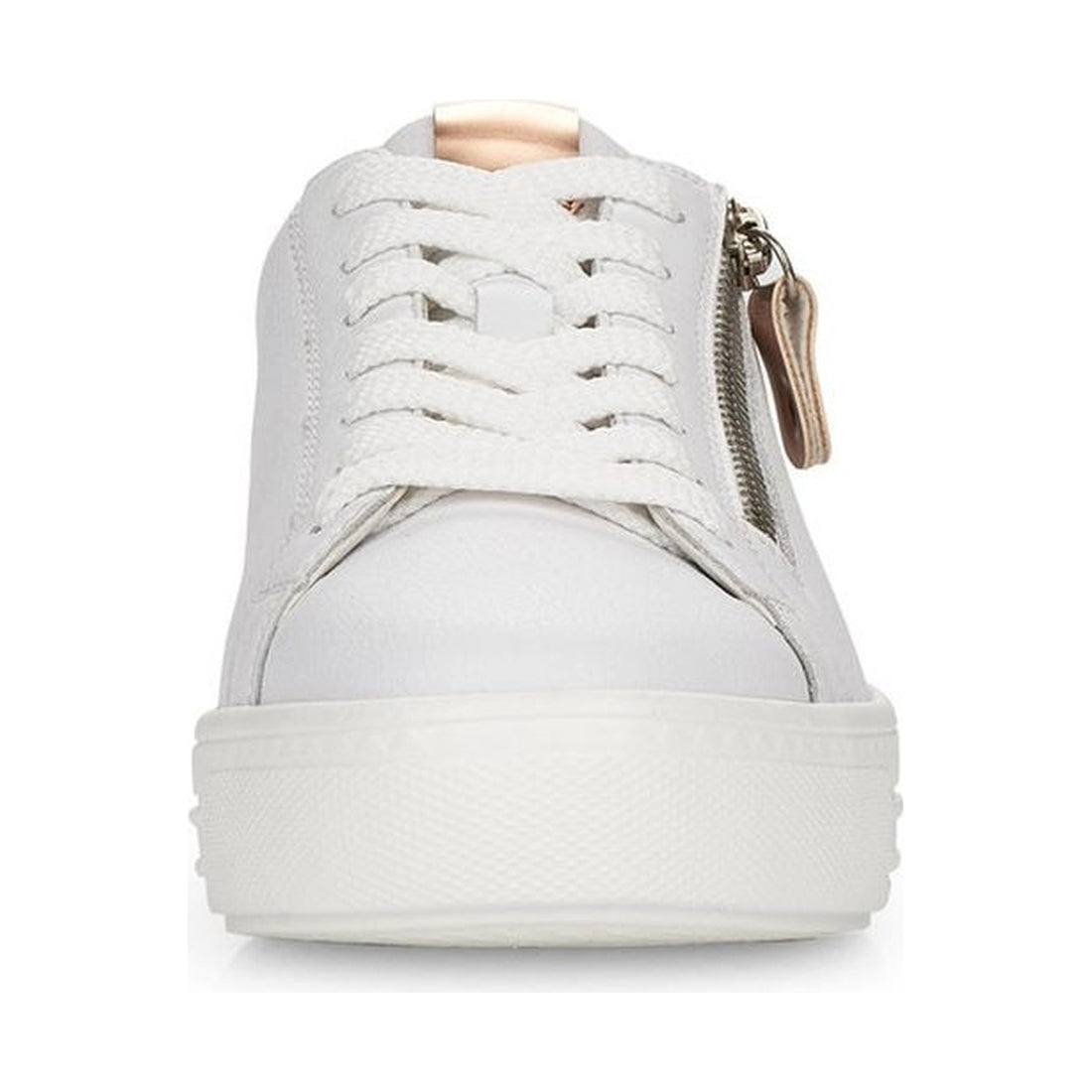 Remonte womens white leisure trainers | Vilbury London