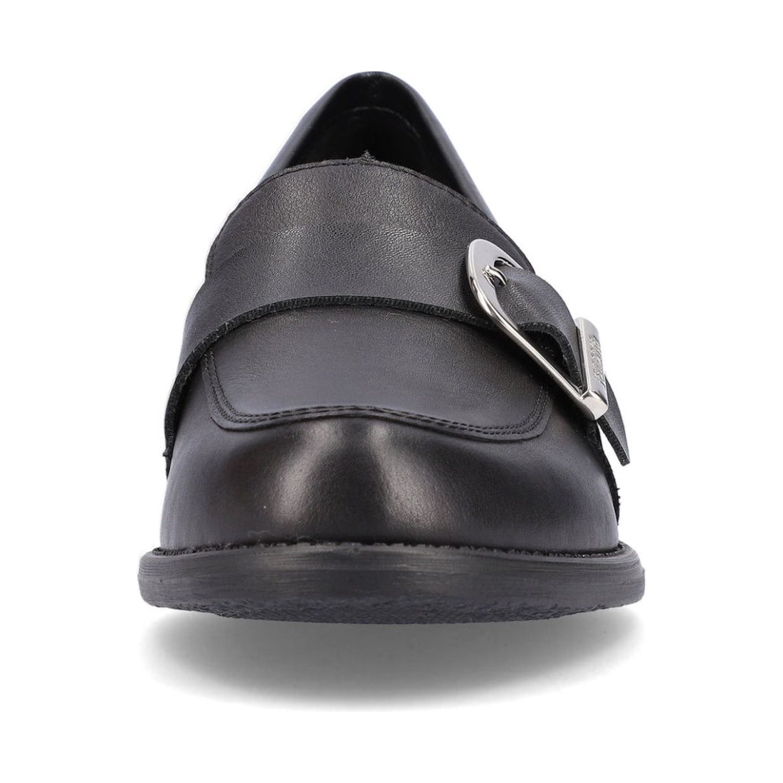Remonte womens black classic closed loafers | Vilbury London