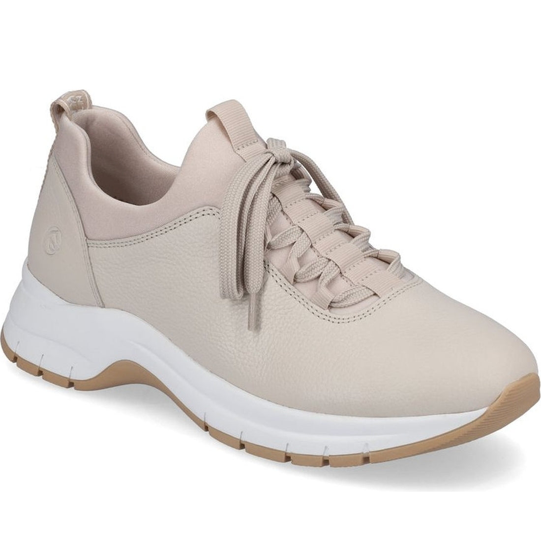 Remonte womens white leisure trainers | Vilbury London