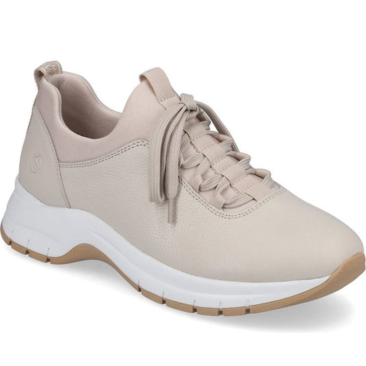 Remonte womens white leisure trainers | Vilbury London