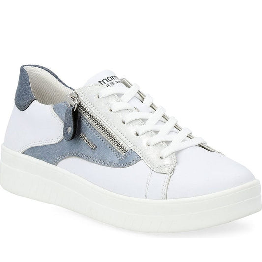 Remonte womens white leisure trainers | Vilbury London