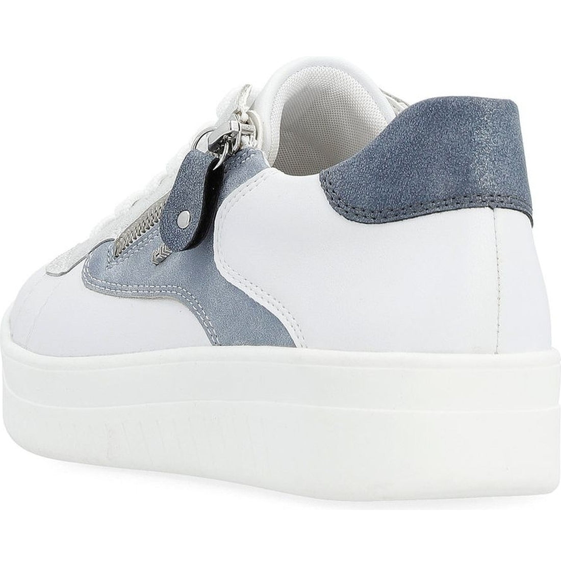 Remonte womens white leisure trainers | Vilbury London