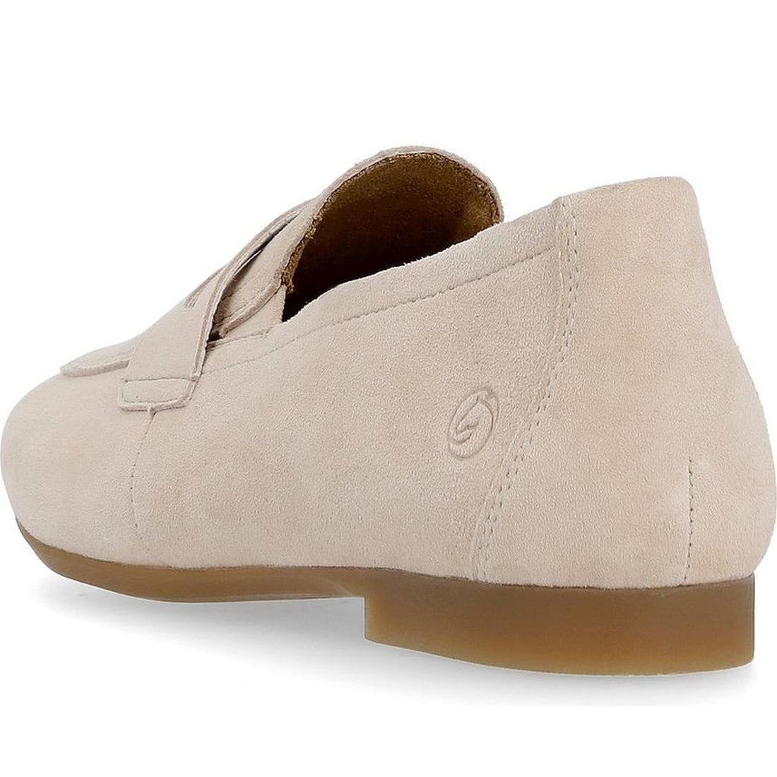 Remonte womens beige casual closed loafers | Vilbury London