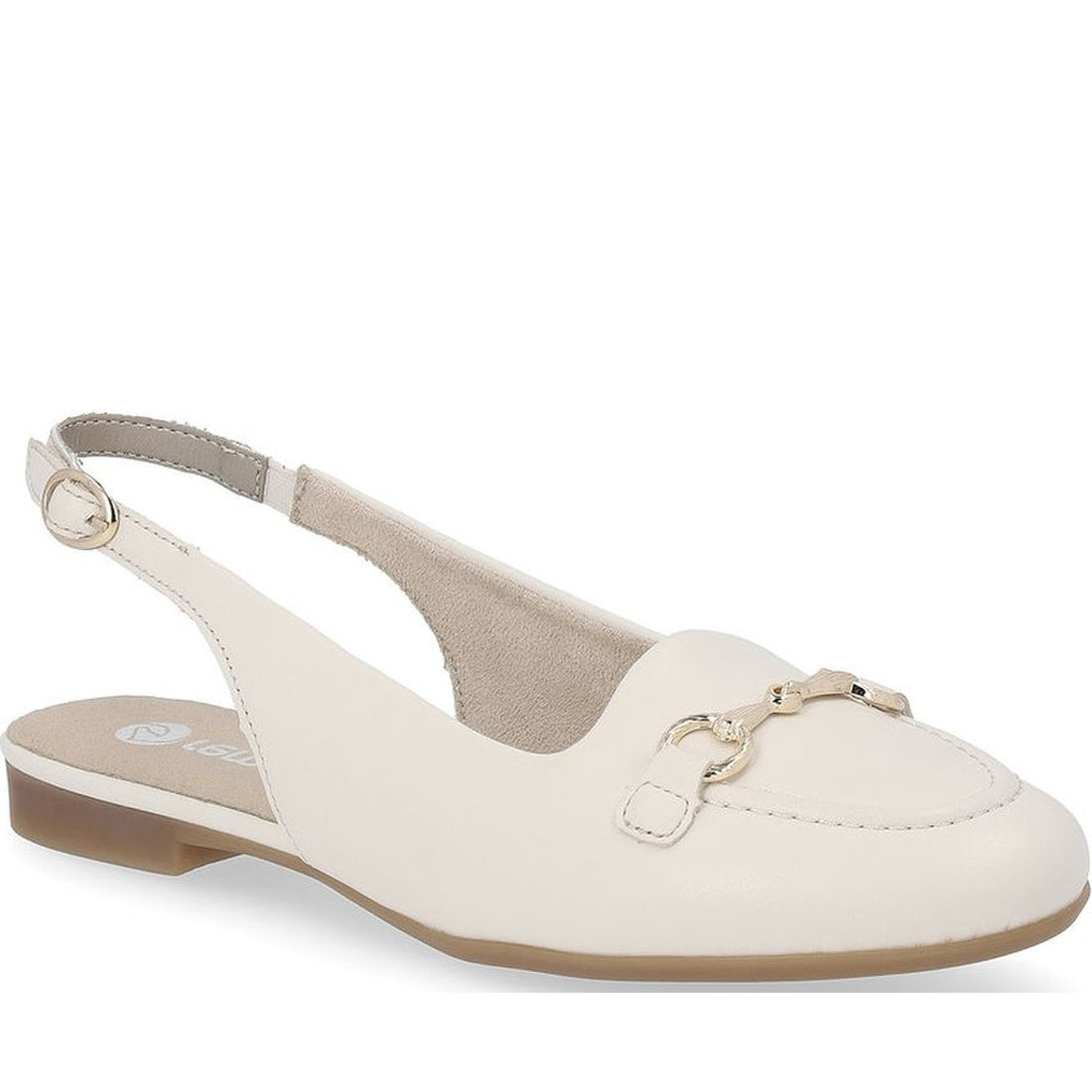 Remonte womens beige casual part-open sandals | Vilbury London