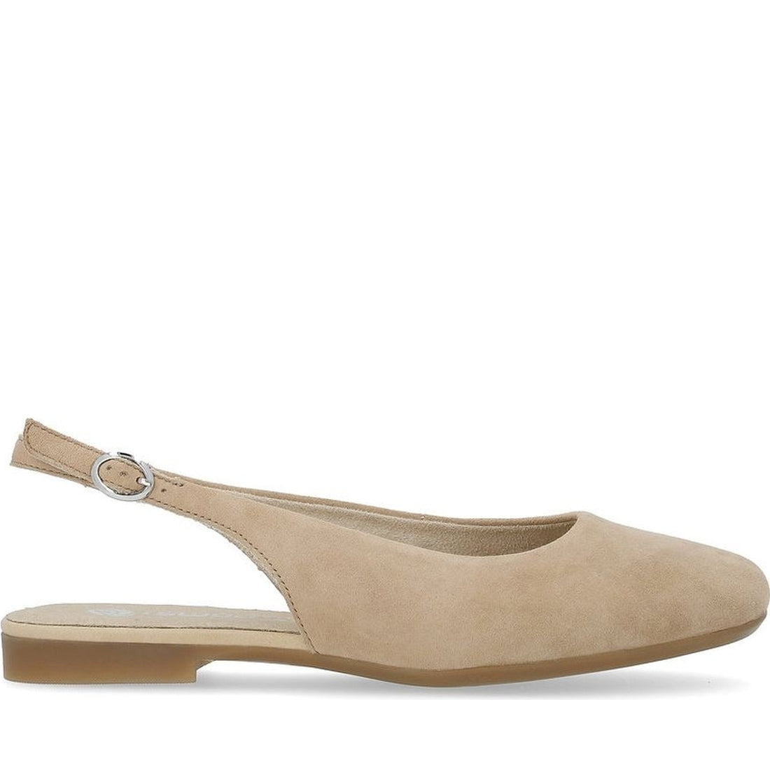 Remonte womens beige casual part-open sandals | Vilbury London