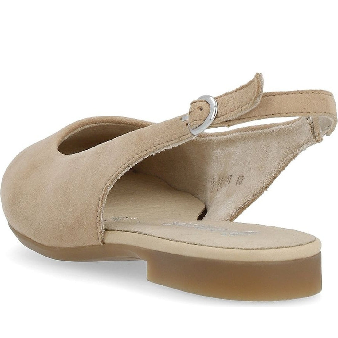 Remonte womens beige casual part-open sandals | Vilbury London