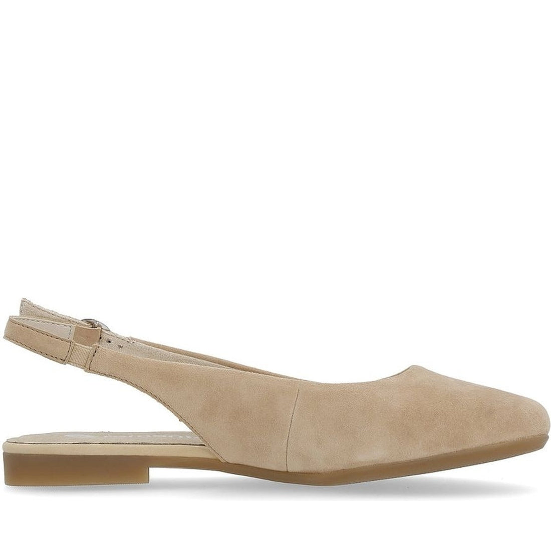 Remonte womens beige casual part-open sandals | Vilbury London