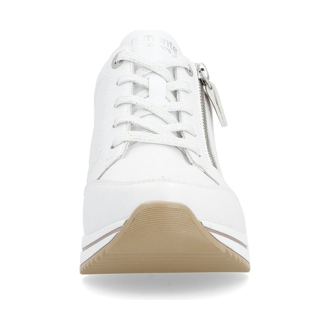 Remonte womens white leisure trainers | Vilbury London