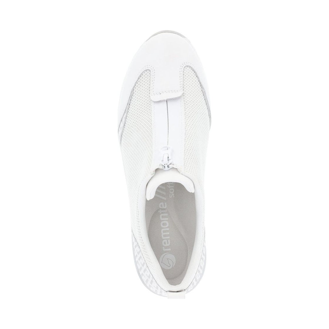 Remonte womens white leisure trainers | Vilbury London