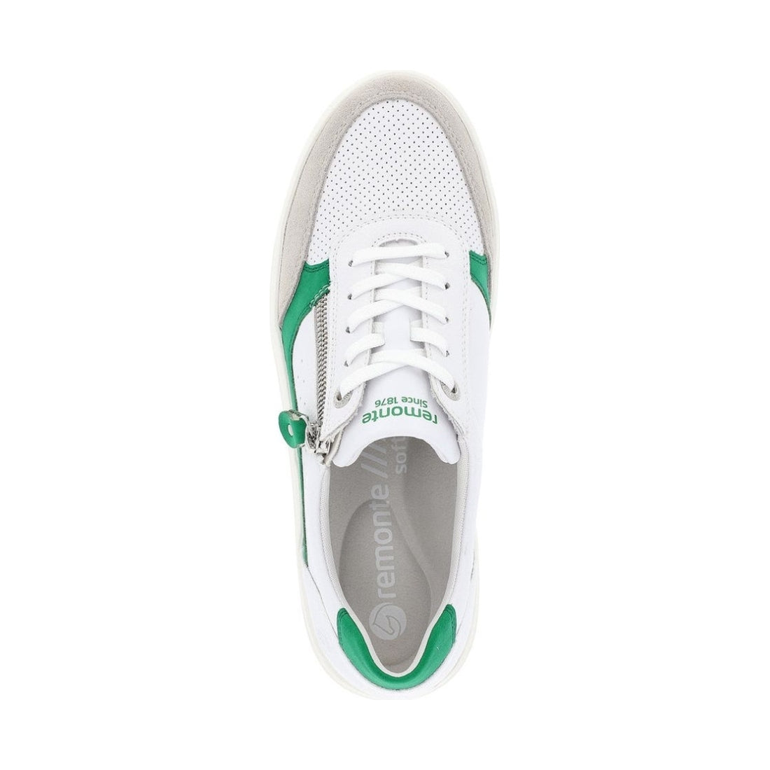 Remonte womens white leisure trainers | Vilbury London