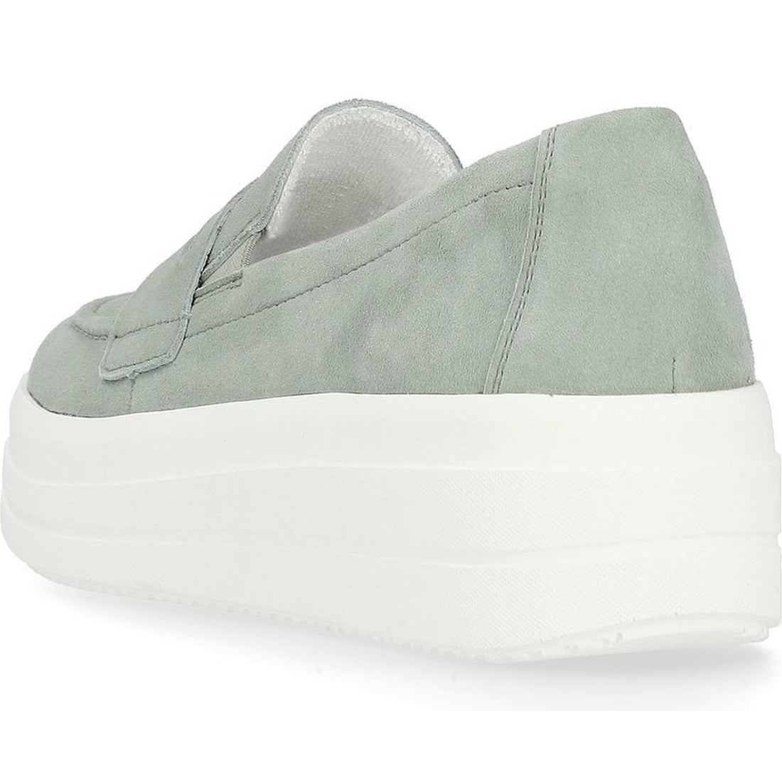 Remonte womens green casual closed loafers | Vilbury London