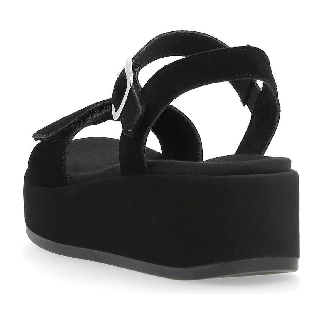 Remonte womens black casual open sandals | Vilbury London