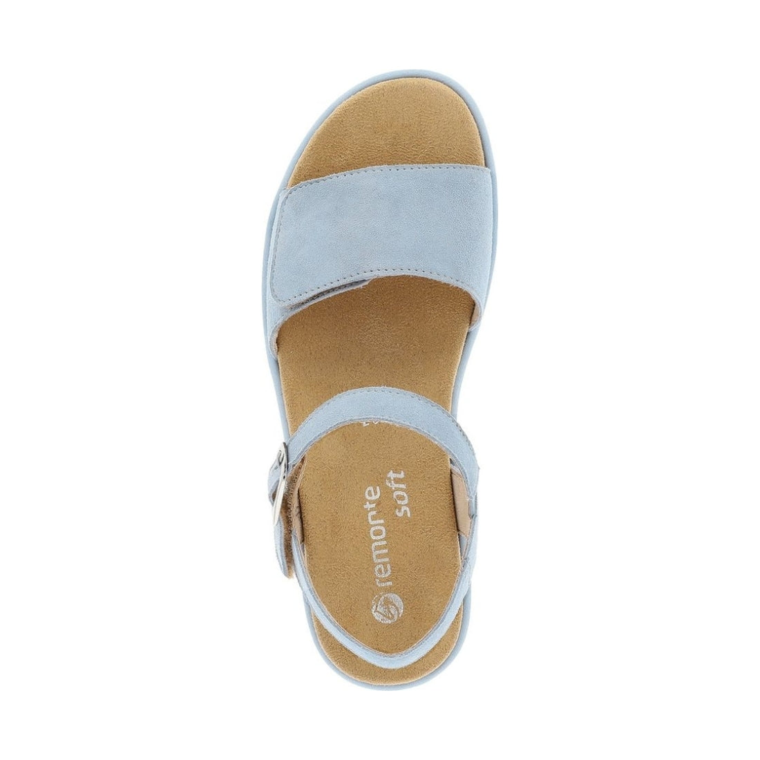 Remonte womens blue casual open sandals | Vilbury London