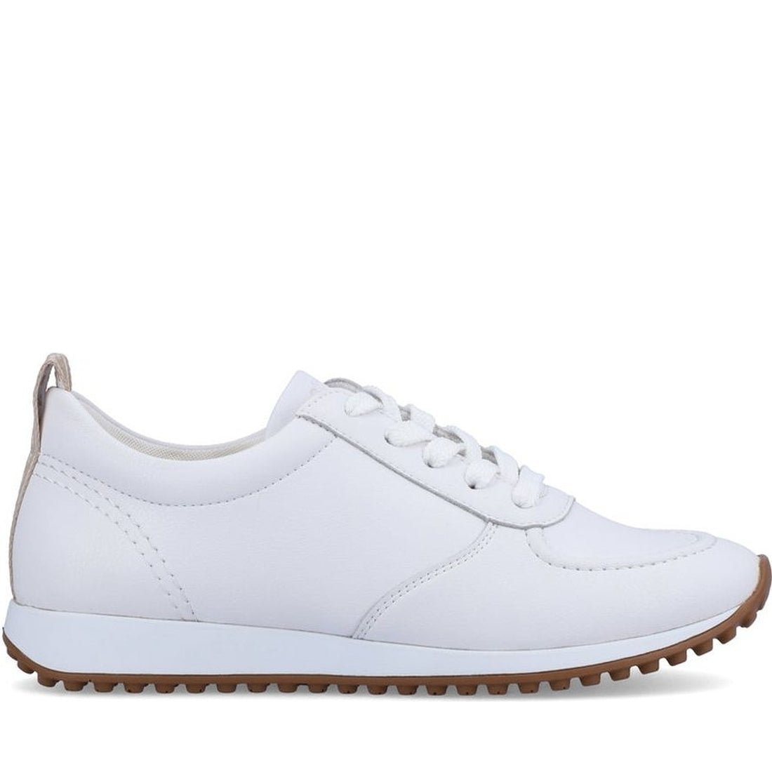 Remonte womens white leisure trainers | Vilbury London