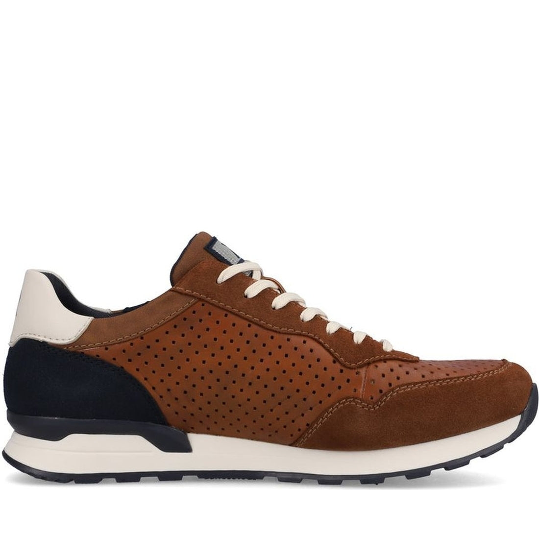 Rieker mens brown leisure trainers | Vilbury London