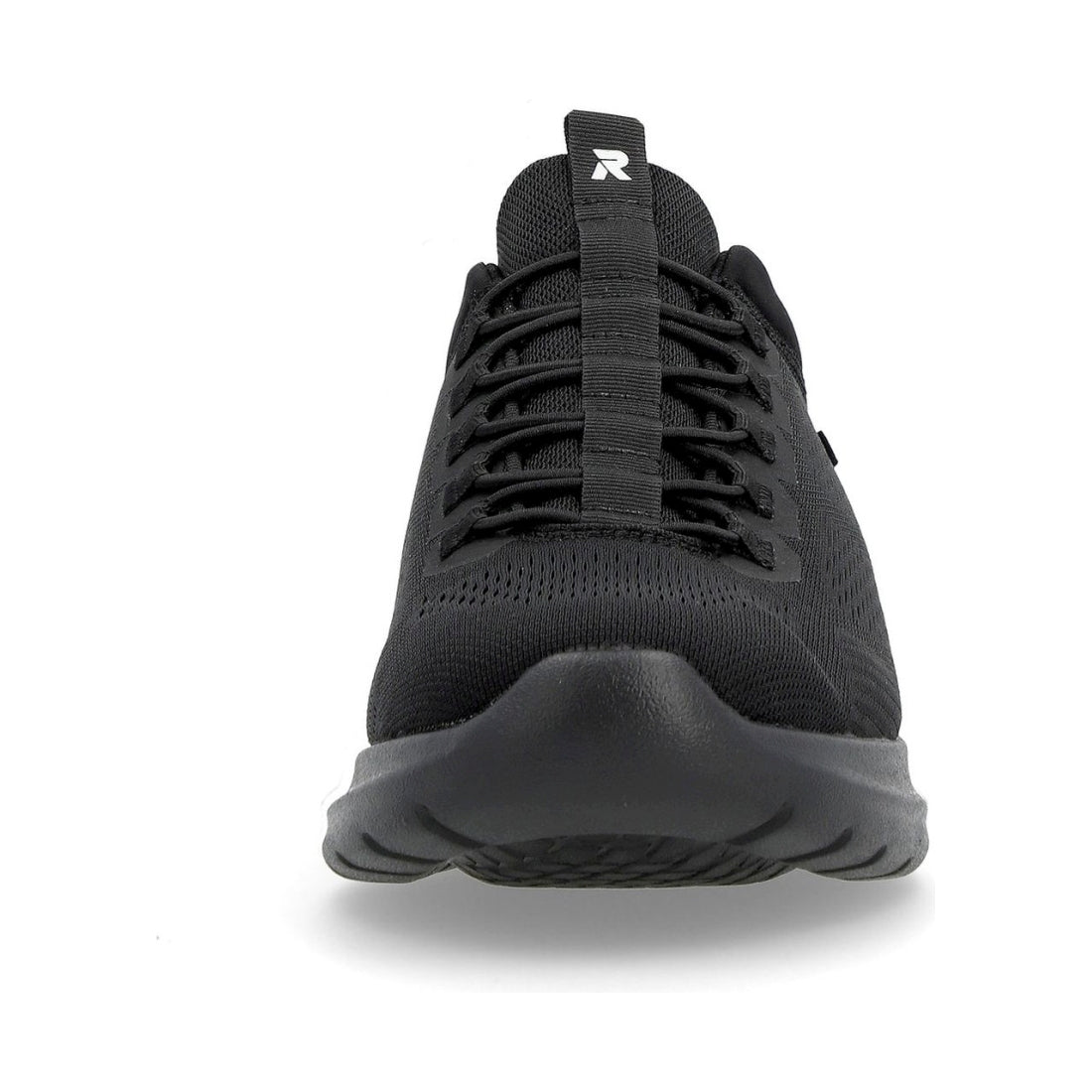 Rieker mens black leisure trainers | Vilbury London