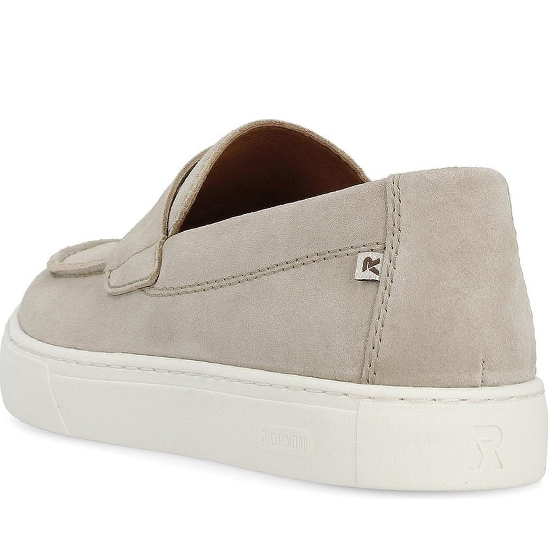 Rieker mens beige leisure trainers | Vilbury London