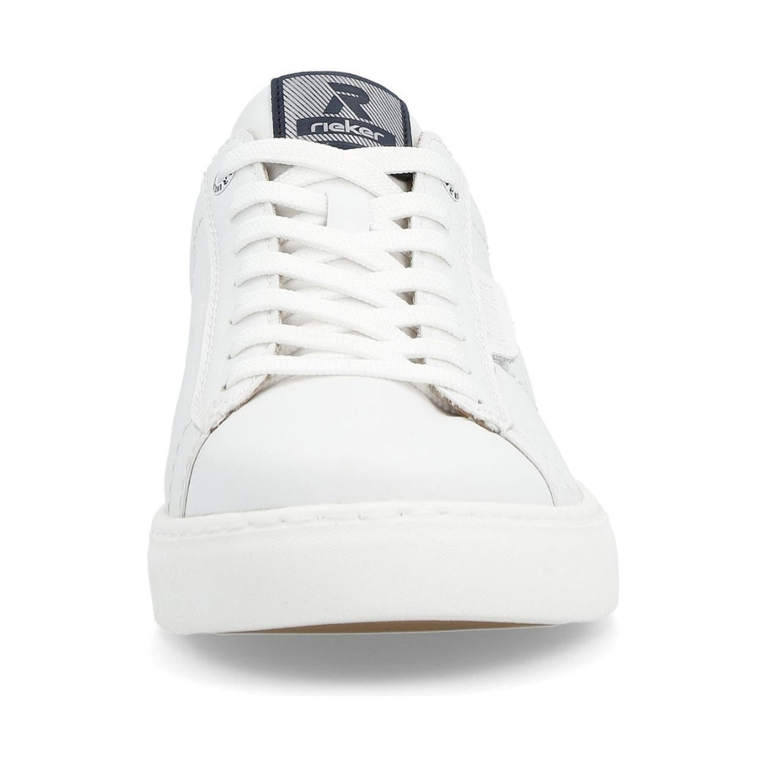 Rieker mens white leisure trainers | Vilbury London