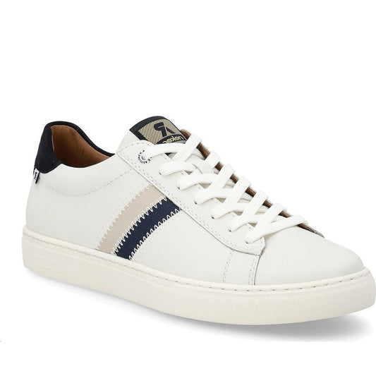 Rieker mens white leisure trainers | Vilbury London