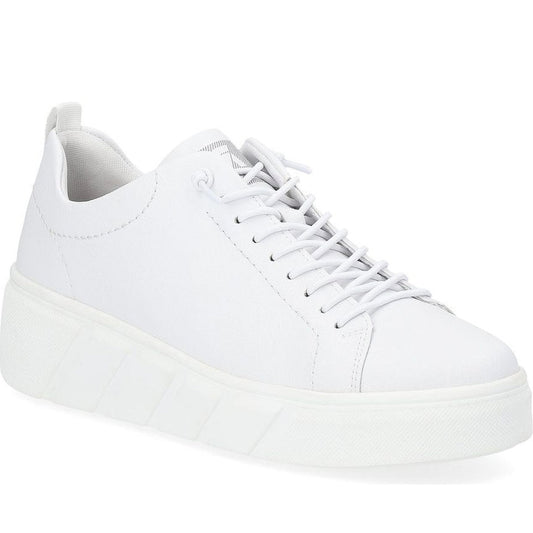 Rieker womens white leisure trainers | Vilbury London