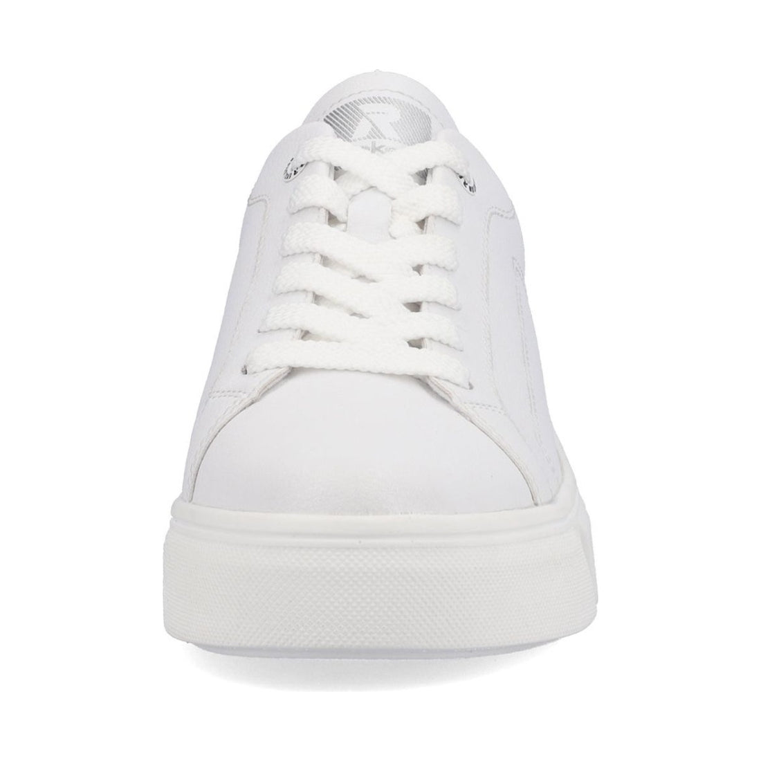 Rieker womens white leisure trainers | Vilbury London