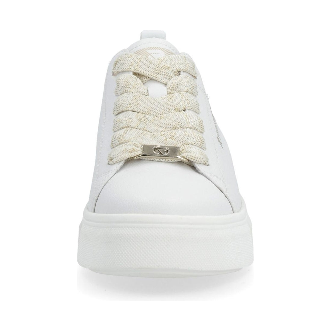 Rieker womens white leisure trainers | Vilbury London