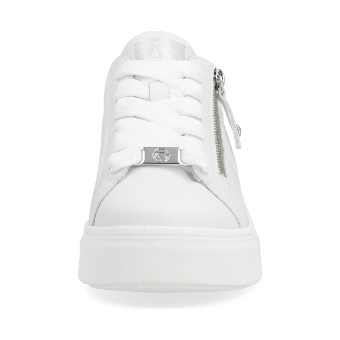 Rieker womens white leisure trainers | Vilbury London