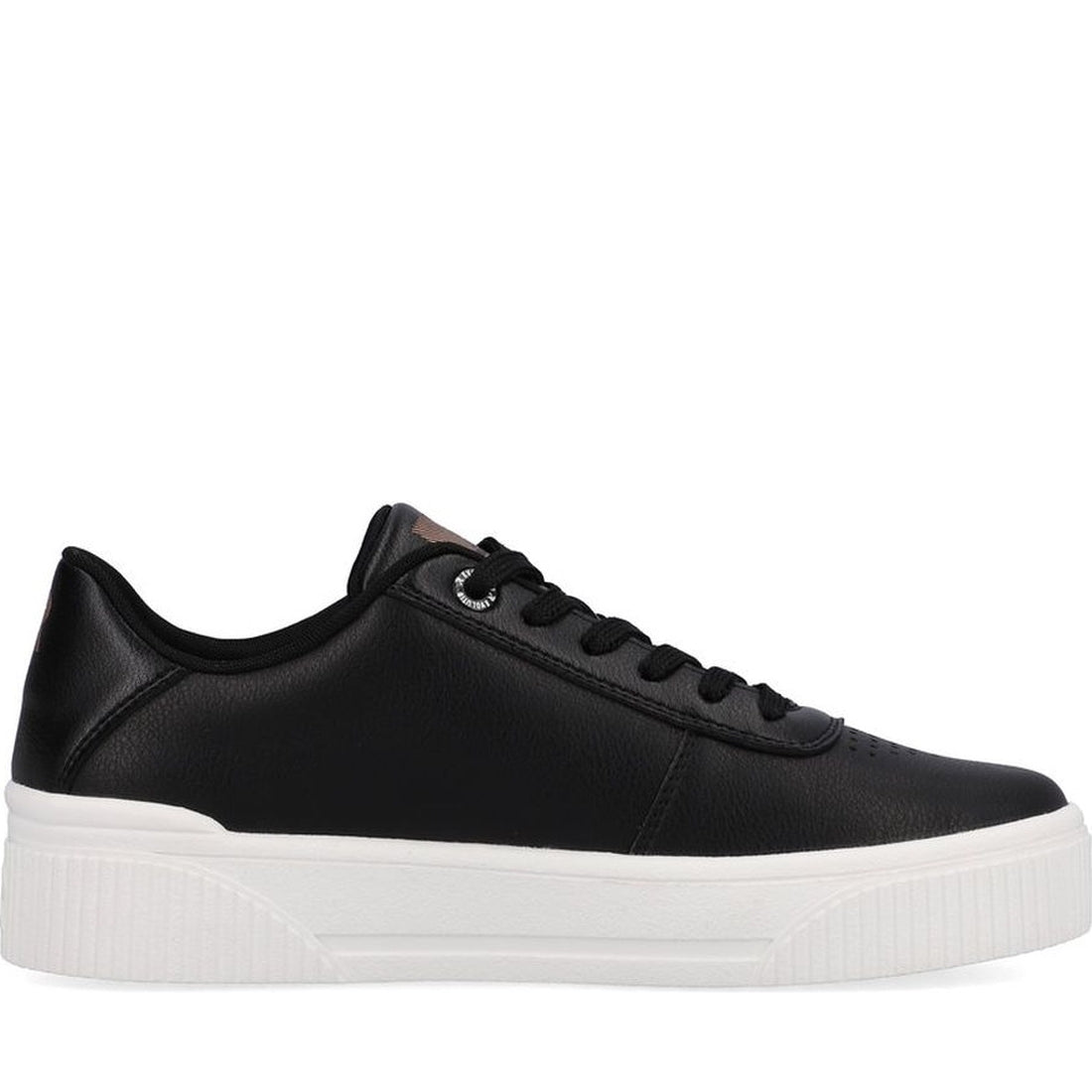 Rieker womens black leisure trainers | Vilbury London