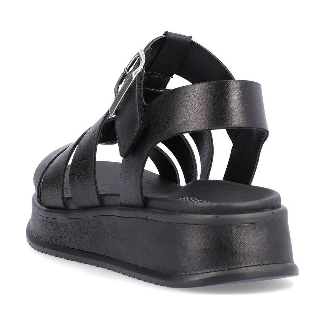 Rieker womens black casual open sandals | Vilbury London