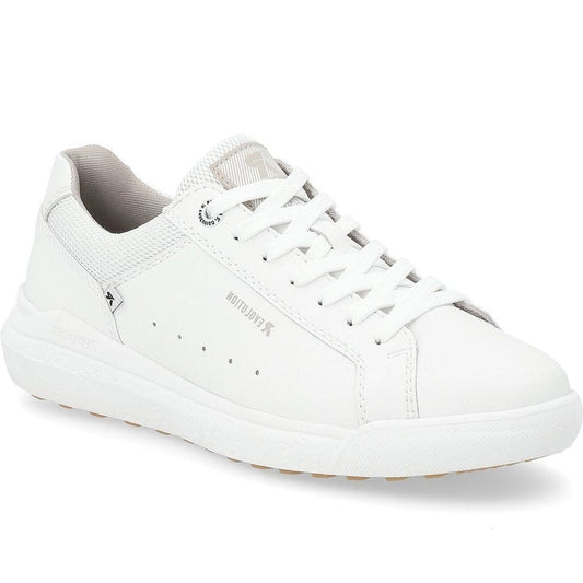 Rieker womens white leisure trainers | Vilbury London