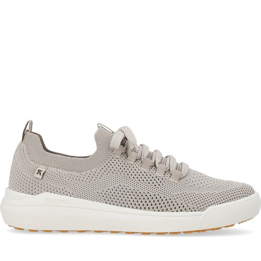 Rieker womens beige leisure trainers | Vilbury London