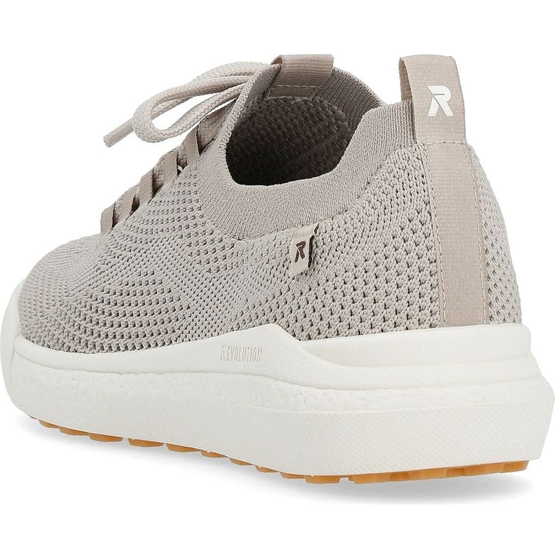 Rieker womens beige leisure trainers | Vilbury London