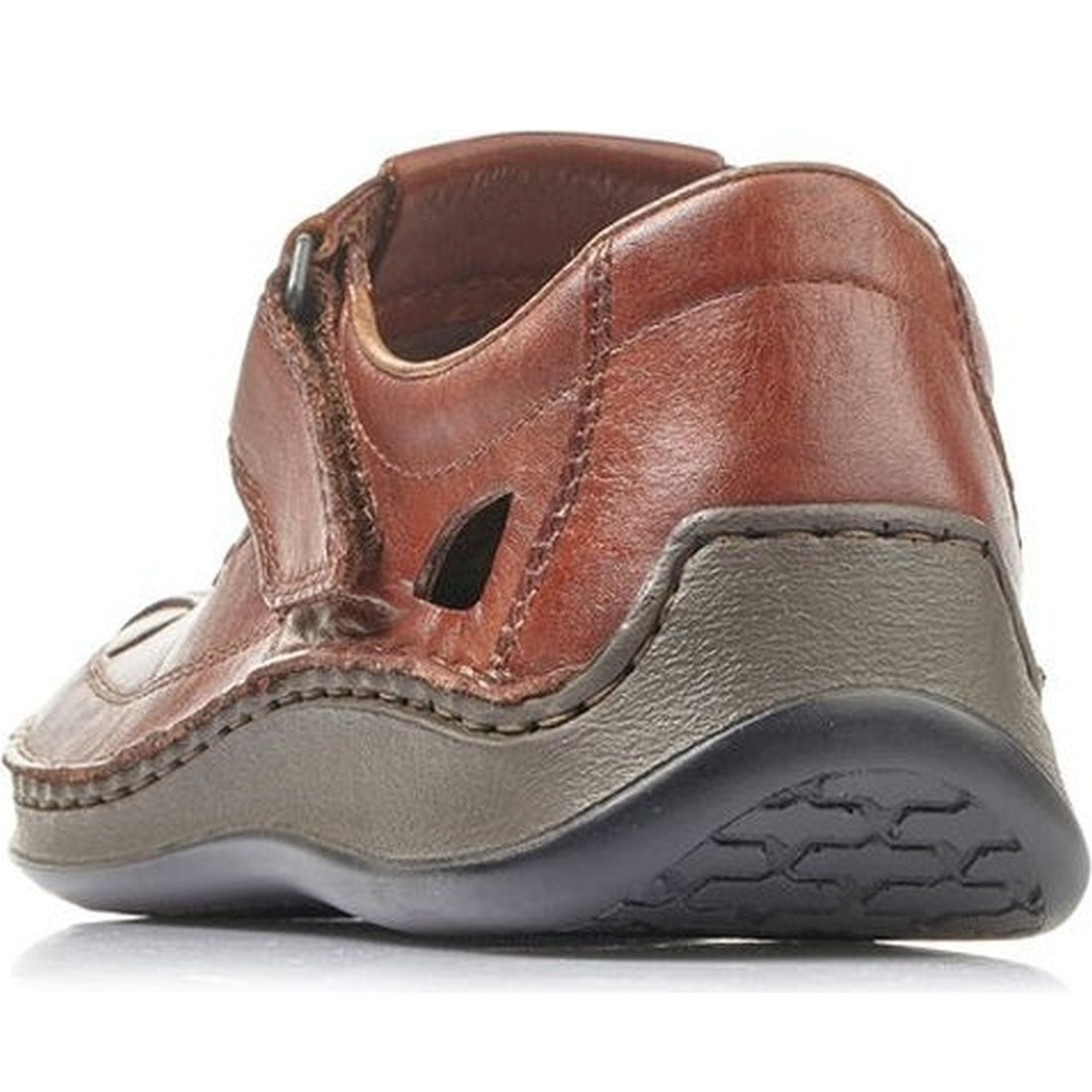 Rieker mens brown casual closed sandals | Vilbury London