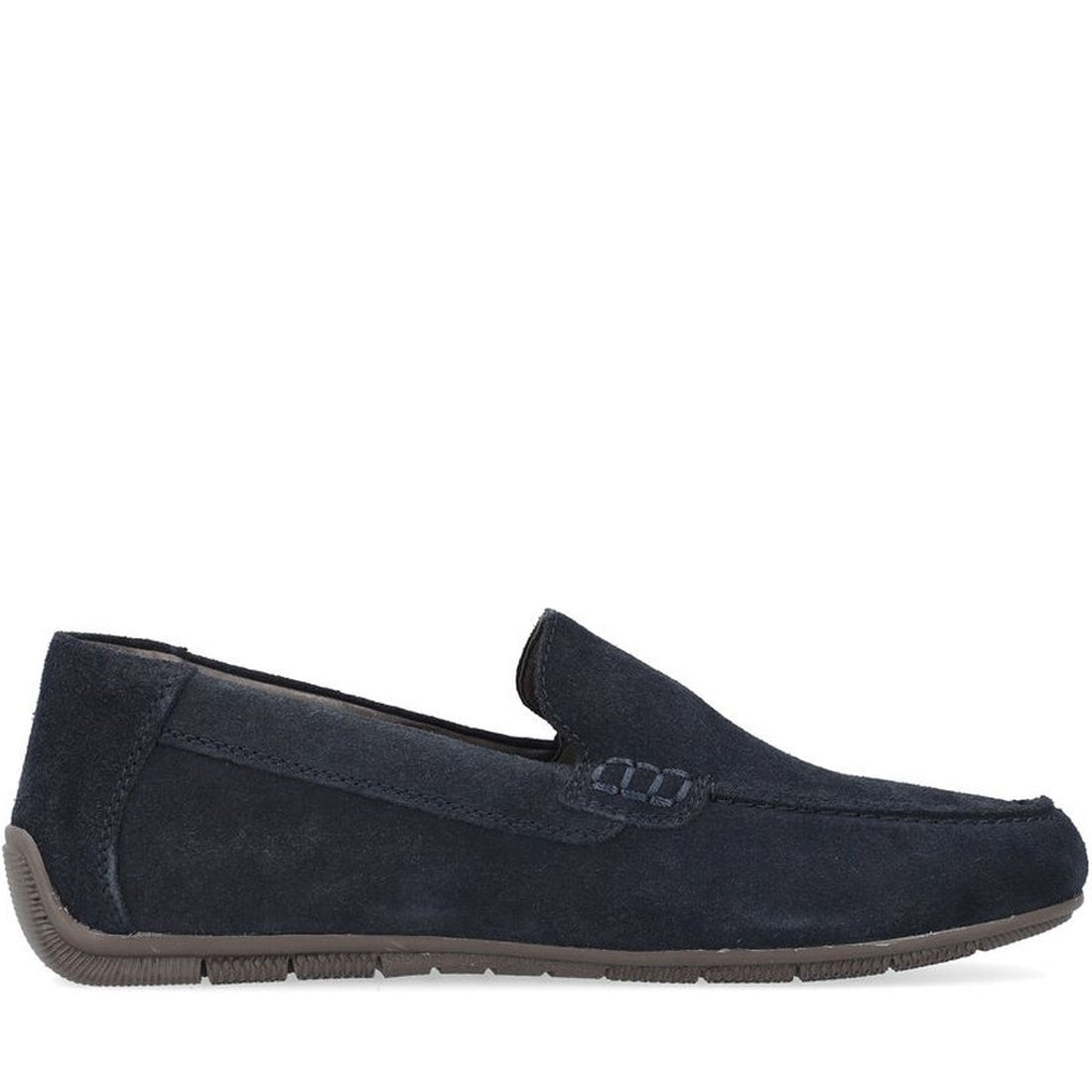 Rieker mens blue classic closed mocasins | Vilbury London