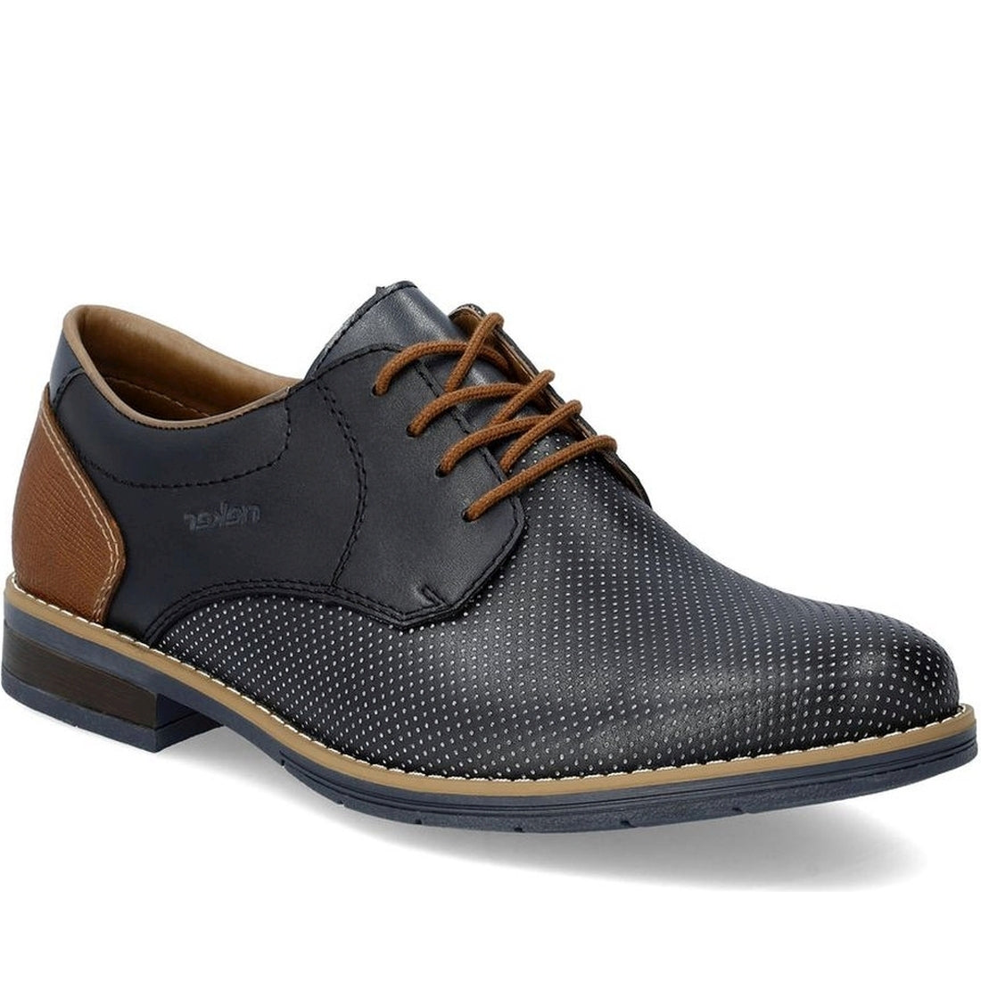 Rieker mens blue classic closed formal | Vilbury London